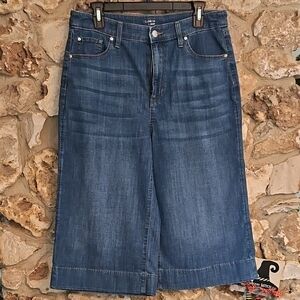 Chico's Dark Blue Wide Leg Jeans